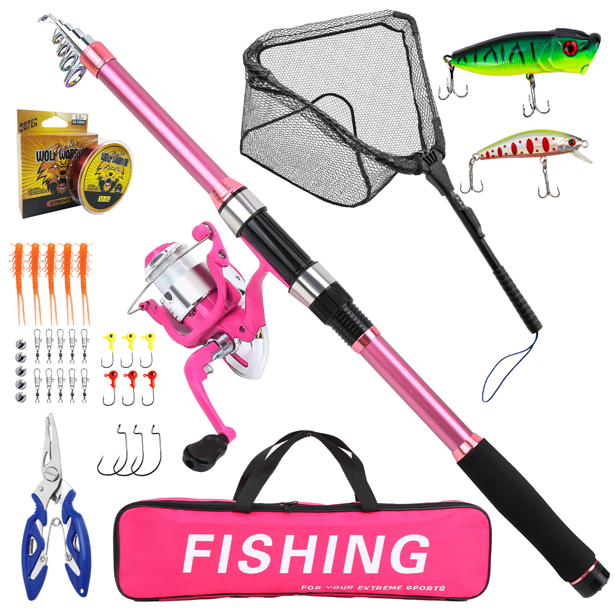 Fishing Rod Combo - Set completo da pesca con canna