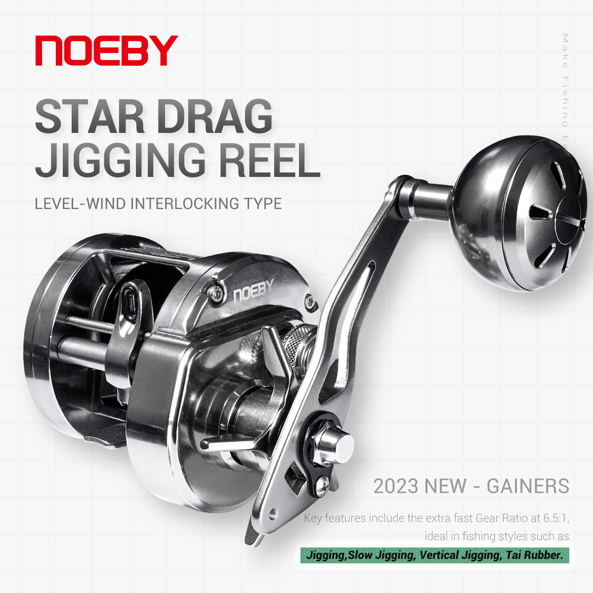 Daiwa Reel Bg - Mulinello da Jigging NOEBY Gainers con
