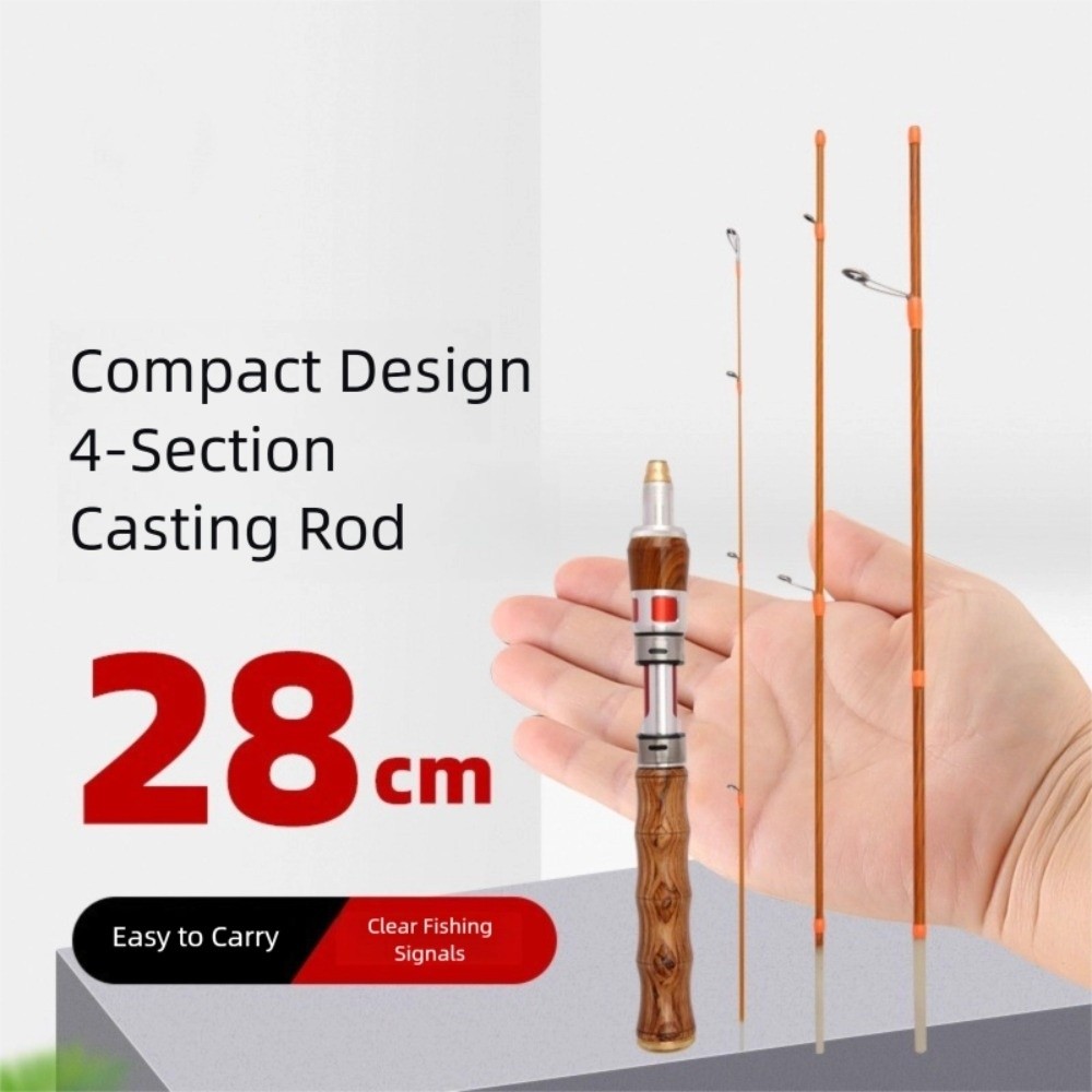Canna da Pesca Spinning in 4 S - Fishing Rod Carbon Fiber recensione e prezzo